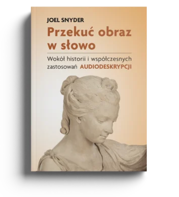 Front cover of the book: warm orange gradients. A clay sculpture of a striking young woman smiling with eyes lowered in thought as her arm reaches forward.